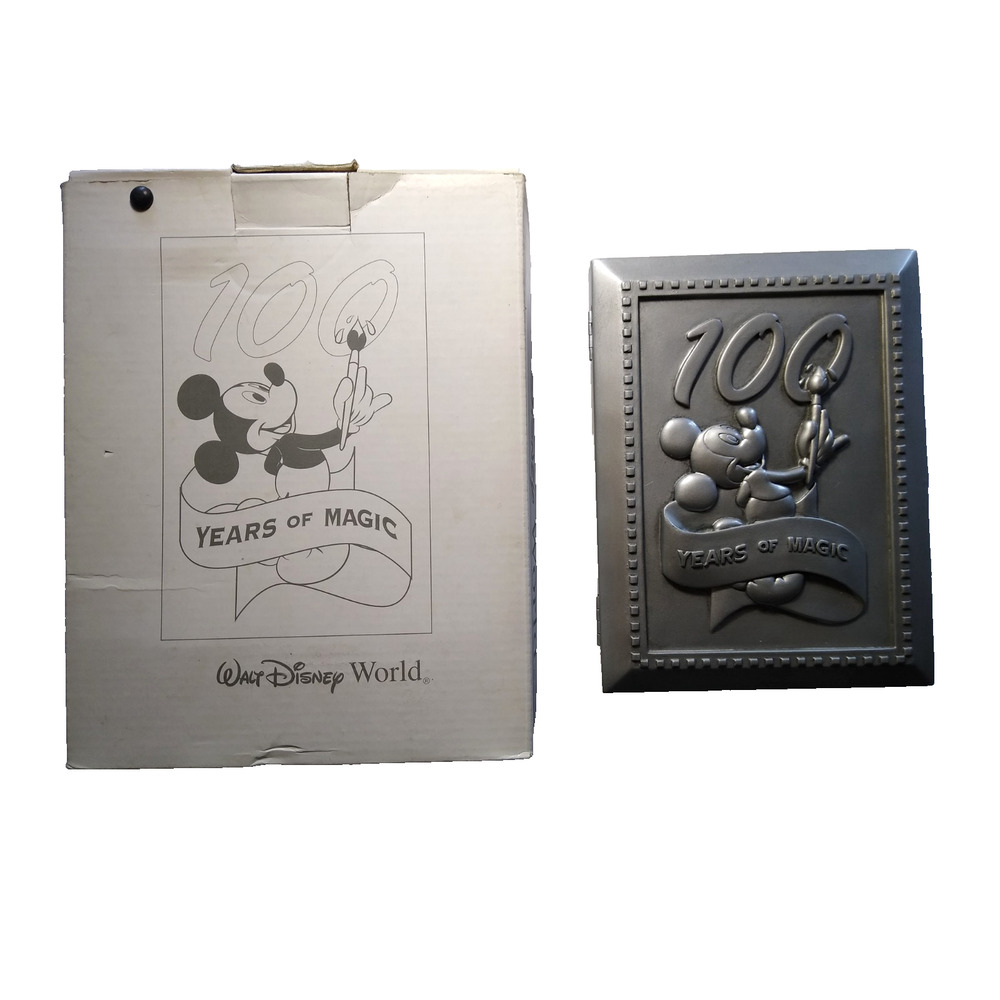 Walt Disney World Disneyana Photo Frame 100 Years of Magic Mickey With Pin Badge
